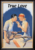 Buy True Love: Sharing a Milkshake After Tennis at AllPosters.com