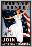 Buy Uphold Our Honor, Join Army, Navy, Marines at AllPosters.com