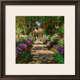 Buy A Pathway in Monet's Garden, Giverny, 1902 at AllPosters.com