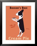 Bostons beste Cremetorte Gerahmter Giclée-Druck