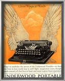 Underwood Portable Typewriters Equipment, USA, 1922 Framed Art Print