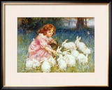 Buy Feeding the Rabbits at AllPosters.com