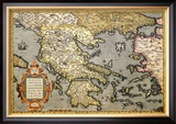 Buy Map of Greece at AllPosters.com
