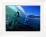Surfing the Tube at "Dunes," Noordhoek Beach, Cape Town, South Africa