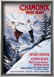 Chamonix Mont-Blanc Framed Art Print