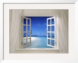 Beach Beckoning Through Open Window