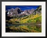 Buy Maroon Bells Scenic Area in White River National Forest, Rocky Mountain National Park, USA at AllPosters.com
