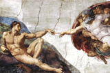 Michelangelo (Creation of Adam) Art Poster Print