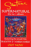 Santana (Supernatural - Promo) Huge Music Poster