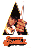 A Clockwork Orange Movie Peering Through Triangle Poster Print