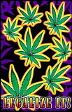 Legalize It Pot Marijuana Blacklight Poster Print