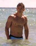 Daniel Craig In Water, James Bond, Movie Photo Print Poster Photo