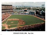 Ira Rosen New York Mets Pennant Fever Shea Stadium 1986 Sports Poster Print Mini Poster