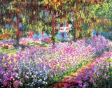 The Artist's Garden at Giverny, c.1900 Art Print
