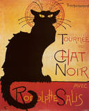 Theophile Steinlen Tournee du Chat Noir Avec Rodolphe Salis Art Print Poster