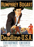 COLLECTABLE Deadline USA MOVIE POSTER Humphrey Bogart