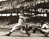 Joe Dimaggio The Swing Sports Poster Print