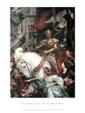 Sir Frank Dicksee The Two Crowns Art Print Poster