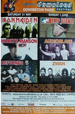 Download Festival Iron Maiden Marily Manson Huge Original Music Poster