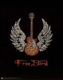 Buy Free Bird (Guitar, Lyrics) Music Poster Print at AllPosters.com
