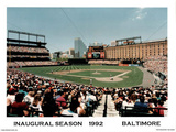Ira Rosen Baltimore Orioles Camden Yards Inaugural Season 1992 Sport Poster Print Mini Poster