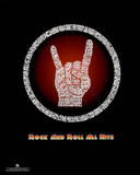 Kiss (Rock and Roll All Nite Lyrics) Music Poster Print