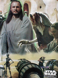 Star Wars Movie (Episode I - Jar Jar & Obi Wan) Poster Print