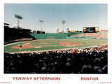 Ira Rosen Boston Red Sox Fenway Afternoon Sports Poster Print Mini Poster