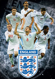 England F.A Stars 3-D Lenticular Sports Poster Print