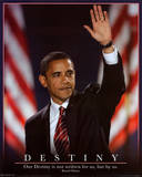 Barack Obama (Destiny) Art Poster Print