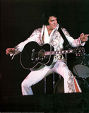 Elvis Presley Guitar Poster