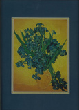 Vincent Van Gogh (Irises) Framed & Double-Matted Art Print