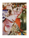Marc Chagall I and My Village Poster art print