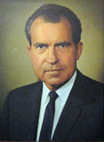 Buy Richard Nixon - Portrait, 1969 Lithograph, Art Poster Print at AllPosters.com