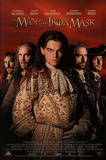 The Man in the Iron Mask Movie Leonardo Dicaprio Jeremy Irons John Malkovich Original Poster