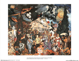 Homage to the Past 100 Famous Subjects in Art Poster Print