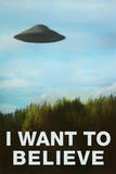 Buy The X-Files I Want To Believe TV Poster Print at AllPosters.com