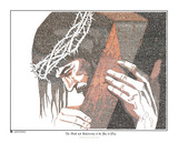 The Death and Resurrection of the Son of Man Jesus Christ Art Print Poster