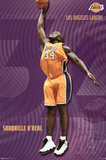 Los Angeles Lakers Shaquille O'Neal Sports Poster Print