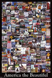 America the Beautiful (Collage) Art Poster Print