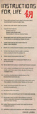 Buy Instructions For Life Dalai Lama Art Poster Print at AllPosters.com