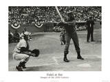 Hulton/Getty (Fidel Castro at Bat) Art Poster Print