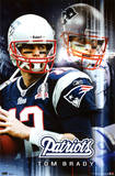 New England Patriots Tom Brady Sports Poster Print