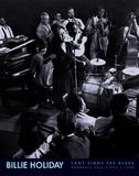 Billie Holiday (Lady Sings the Blues, Carnegie Hall, NYC 1944) Music Poster Print