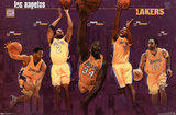 Los Angeles Lakers 2001 Group Sports Poster Print