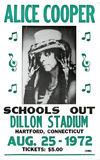 Alice Cooper (Schools Out, Dillon Stadium Concert) Music Poster Print