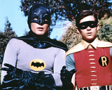The Dynamic Duo Batman and Robin TV Poster Print