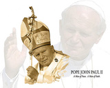 Buy Pope John Paul II (Waving Goodbye) Art Poster Print at AllPosters.com