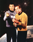Star Trek Spock and Captain Kirk TV Poster Print