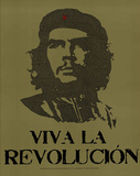 Che Guevara Viva La Revolution UN Speech Text Art Print Poster